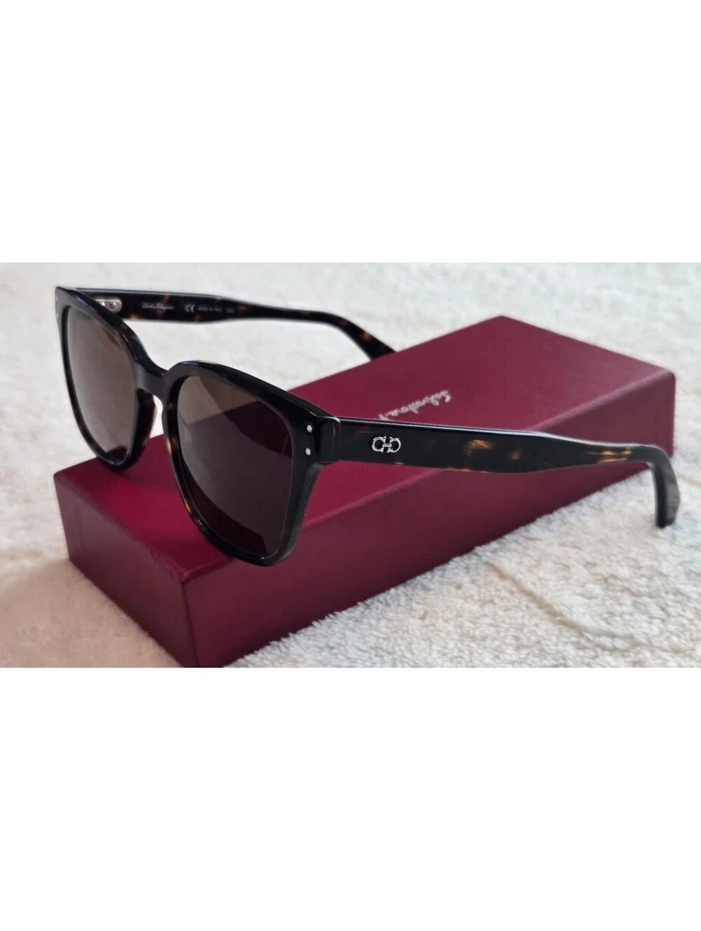 New Ferragamo Sunglasses SF1040S 240, Tortoise Authentic Italy